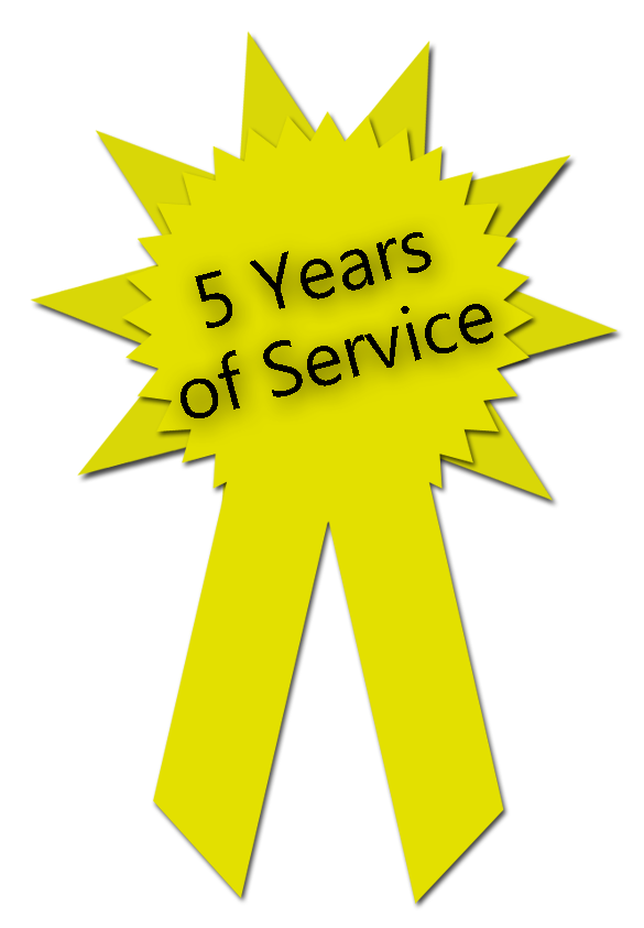 Five Years of Service