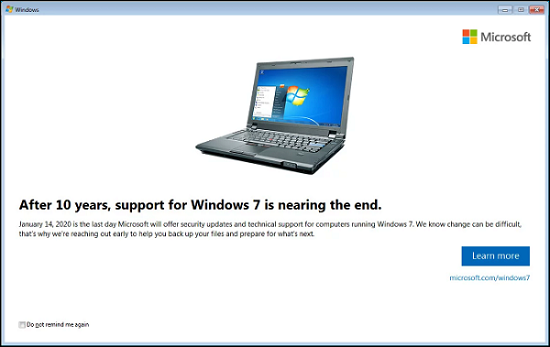 Windows 7 End of Life